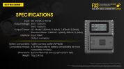 Nitecore FX3 2-Slot USB-C QC Battery Charger for Fujifilm X-T4