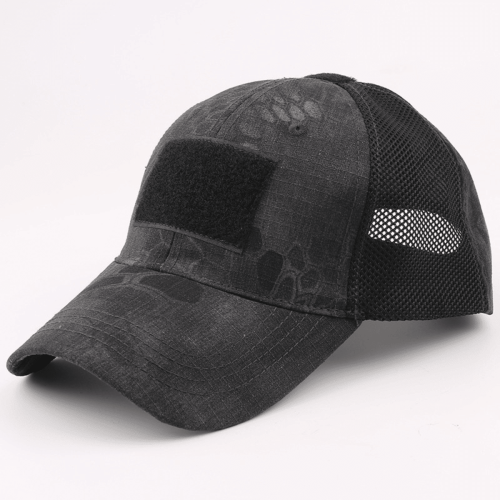 Military-Style Tactical Patch Hat with Adjustable Strap | Breathable and Unisex Military-Style Tactical Patch Hat with Adjustable Strap | Breathable and Unisex