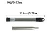 1pc Collapsible Stainless Steel Blow Fire Tool For Outdoor Camping Hiking Barbecue Survival Gadgets